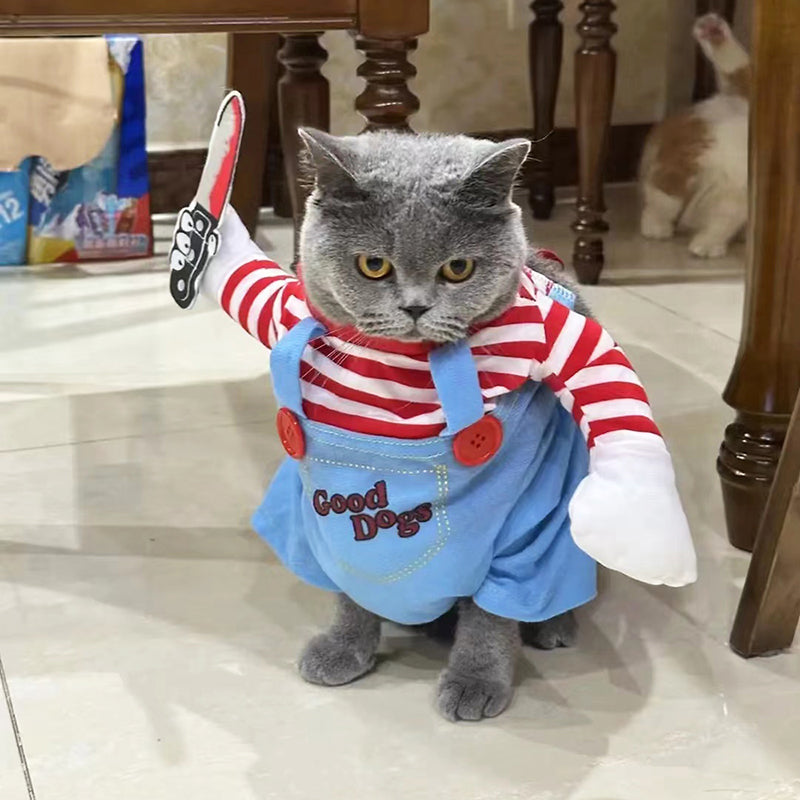 Fantasia Criativa de Serial para Cães e Gatos | Perfeita para Festas Temáticas | Design Divertido com Detalhes Realistas