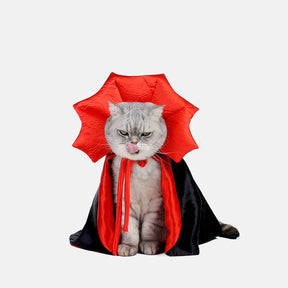 Fantasia De Capa De Vampiro Para Pets
