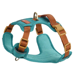 Coleira Peitoral Antipuxão para Cães – Para Cães Pequenos, Médios e Grandes – Ideal para Passeios Seguros e Confortáveis – Com Malha Respirável e Fivela de Liberação Rápida