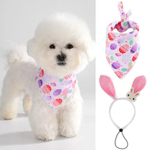 Orelha de Coelho e Bandana de Páscoa para Cães e Gatos - Perfeitas para Celebrar a Páscoa com Estilo e Diversão!