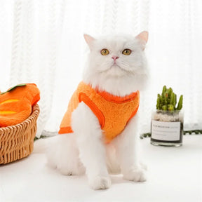 Fantasia de Cenoura para Cães e Gatos na Páscoa - Ideal para Animais de Estimação, Perfeita para Diversão e Fotos