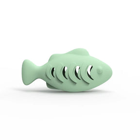 Brinquedo Interativo de Peixe Dispensador de Petisco para Gatos | Para Gatos de Todas as Idades | Estimula a Alimentação Lenta e o Enriquecimento Ambiental | Design Divertido com Compartimento para Catnip