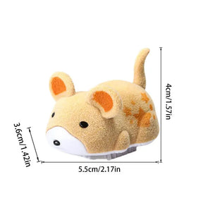 Brinquedo Eletrônico para Gatos | Ideal para Gatinhos Ativos | Estimula o Instinto de Caça e o Exercício Diário | Ratinho Automático com Movimento Vibratório
