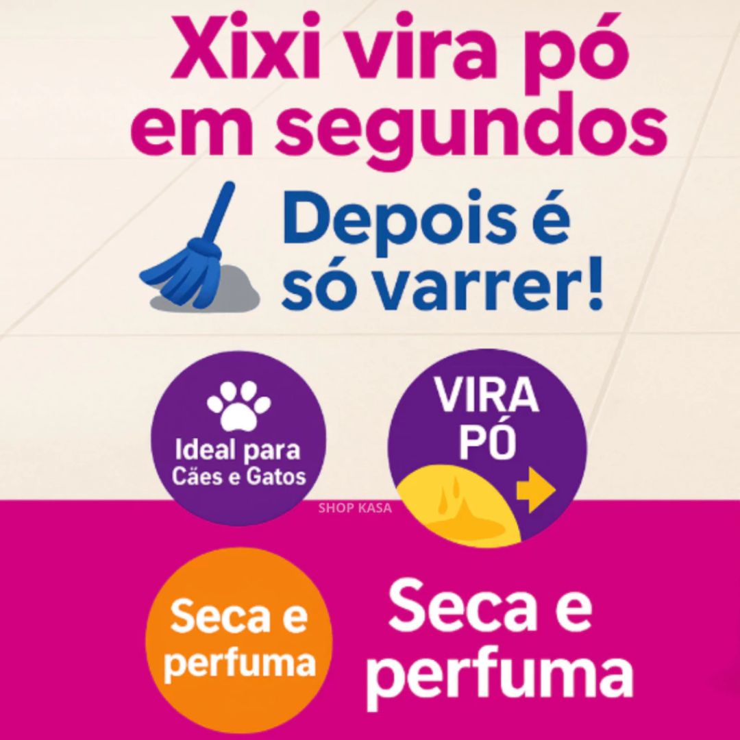 Seca Xixi Perfumado para Cães e Gatos