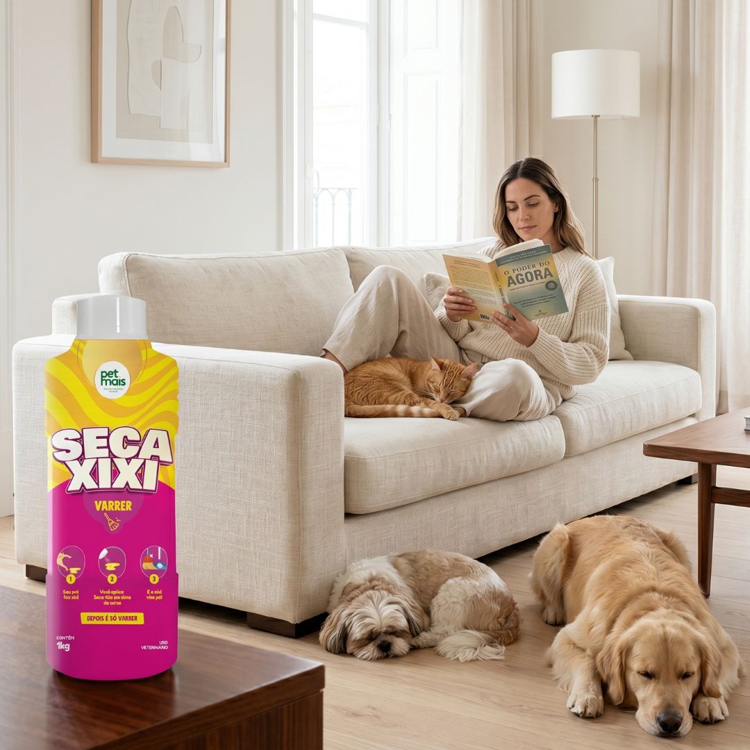 Seca Xixi Perfumado para Cães e Gatos