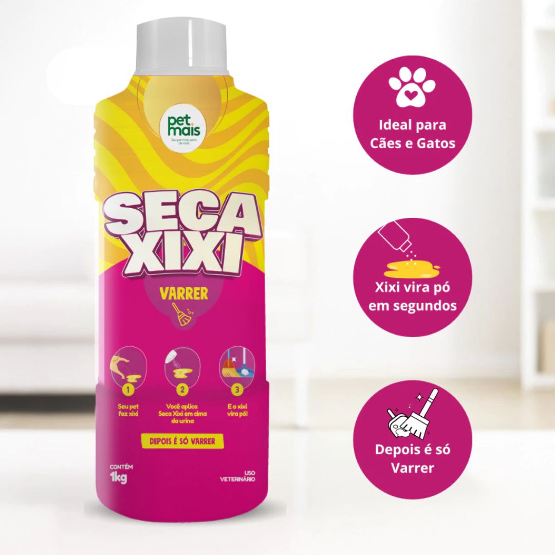 Seca Xixi Perfumado para Cães e Gatos