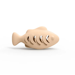 Brinquedo Interativo de Peixe Dispensador de Petisco para Gatos | Para Gatos de Todas as Idades | Estimula a Alimentação Lenta e o Enriquecimento Ambiental | Design Divertido com Compartimento para Catnip