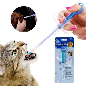 Seringa Aplicadora de Remédios para Pets – Gatos e Cachorros | Fácil para Comprimidos e Líquidos