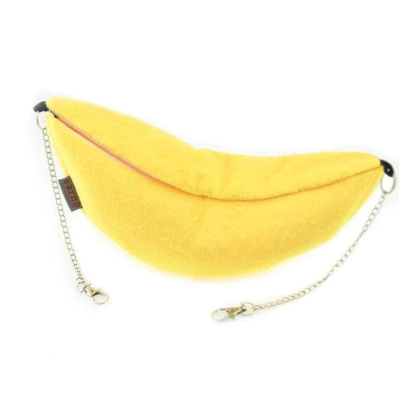 Cama Suspensa Banana Relax para Roedores - Alojamento Confortável e Divertido 