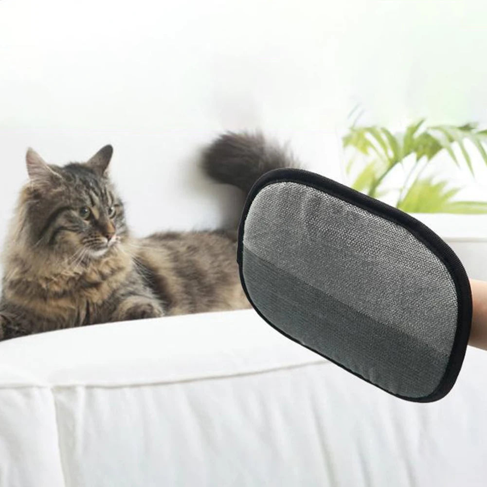 Luva Removedora de Pelos Dupla Face para Pets | Para Cães e Gatos de Todos os Tamanhos | Elimina Pelos Soltos e Estimula a Circulação | Design Confortável e Flexível