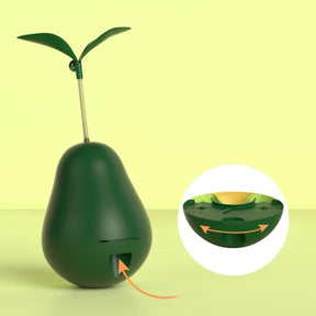 Dispenser de Petiscos com Catnip para Gatos – Abacate AbaCat para Entreter e Relaxar
