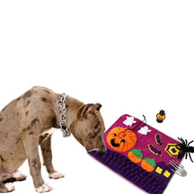 Tapete Farejador Interativo de Halloween para Cães e Gatos | Estimula o Olfato e a Curiosidade | Ideal para Entretenimento e Exercício Mental | Design Temático e Divertido