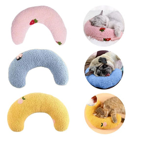 Travesseiro Suporte para Pescoço para Cachorros e Gatos – Alívio e Conforto com Enchimento Ergonômico