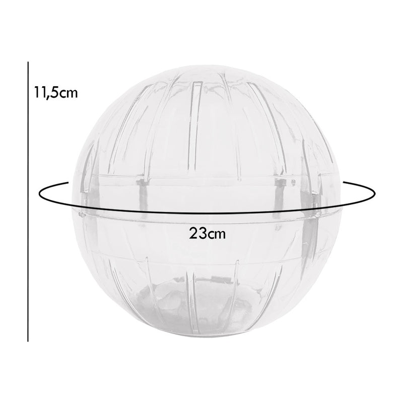 Kit de 2 Bolas de Exercício Globo para Hamsters: Brinquedo Interativo para Pequenos Roedores que Estimula a Atividade Física e o Lazer