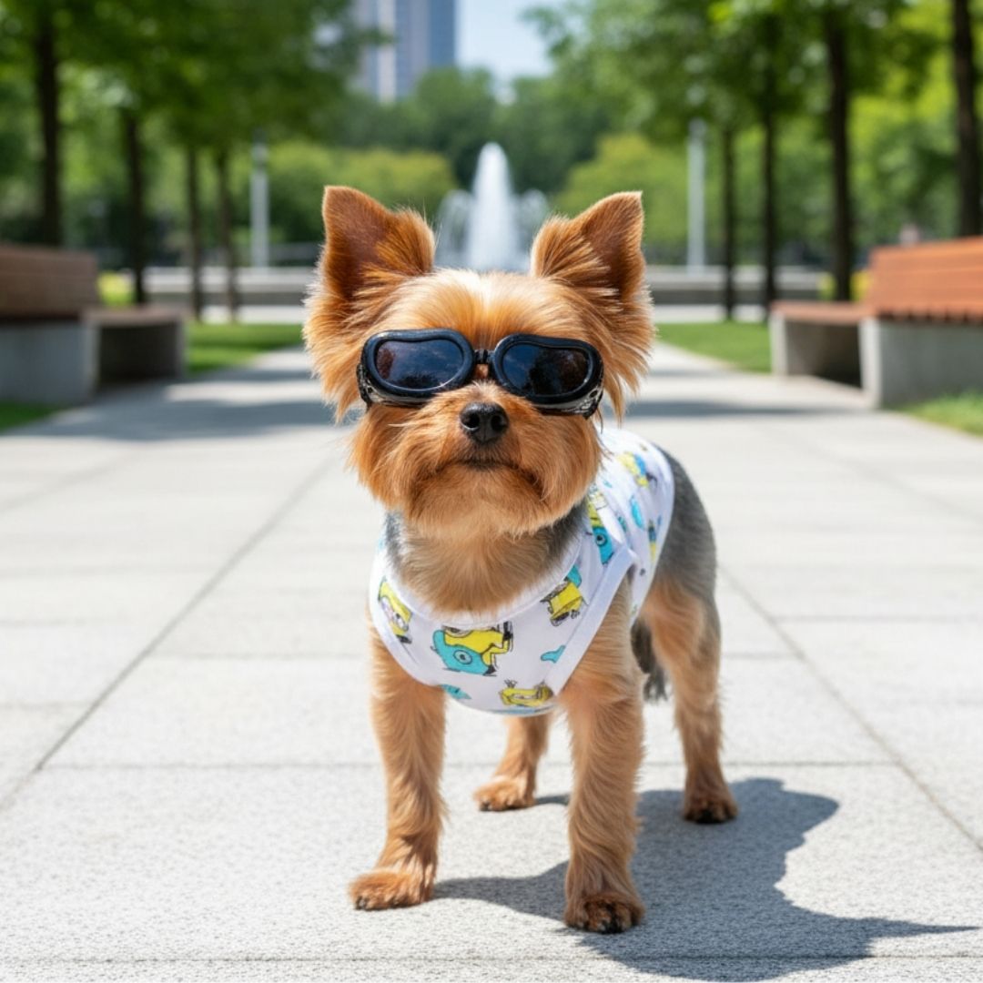 Óculos de Sol para Cães e Gatos – Proteção UV, Prova de Vento para Passeios ao Ar Livre